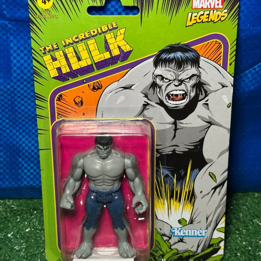 Marvel Legends The Incredible Grey Hulk Action Figure By Kenner